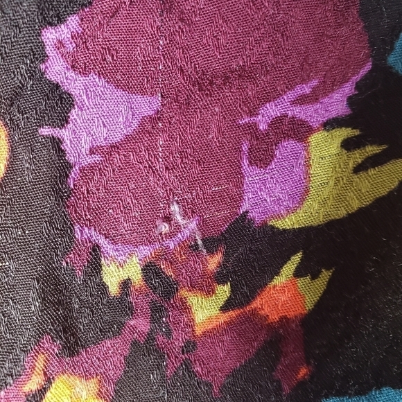 Westbound Multicolored Fall Bohemian Peasant Long Sleeve Shirt Sz L - Picture 10 of 10